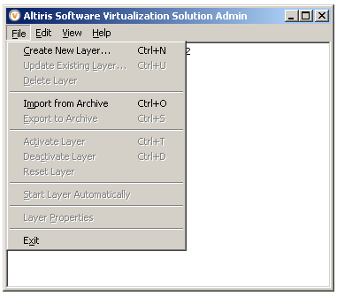 altiris software virtualization agent