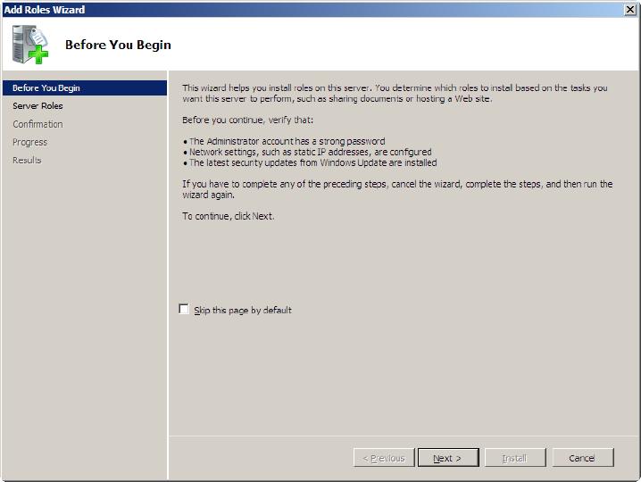 Hyper-V Role Installation, image 2 of 8
