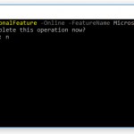 Client Hyper-V Powershell installation