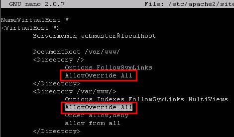 apache2 mod_rewrite 000-default