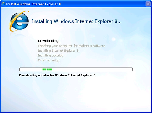 Internet Explorer 8 unattended