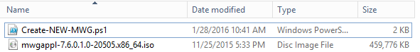 SCCM-package-folder