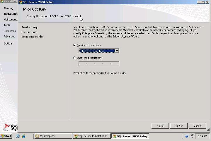 Microsoft SQL Server 2008 - Installation, image 4 of 19