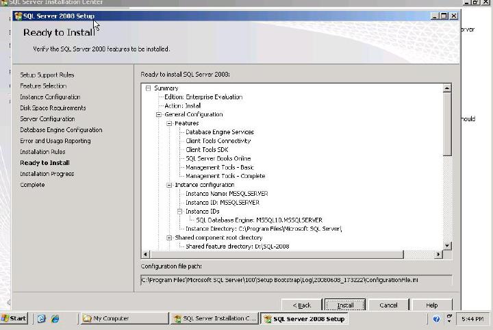 Microsoft SQL Server 2008 - Installation, image 14 of 19