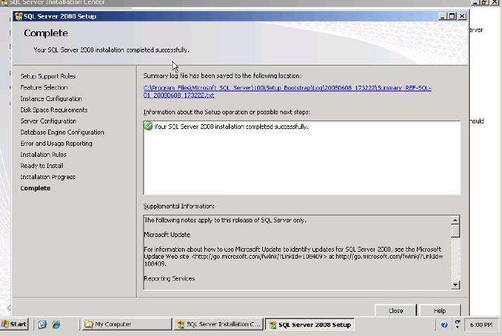 Microsoft SQL Server 2008 - Installation, image 16 of 19