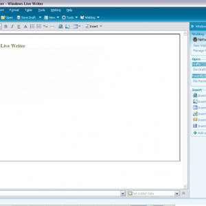 Windows Live Writer