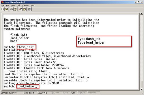 Cisco Switch 2940 Password Reset Step2